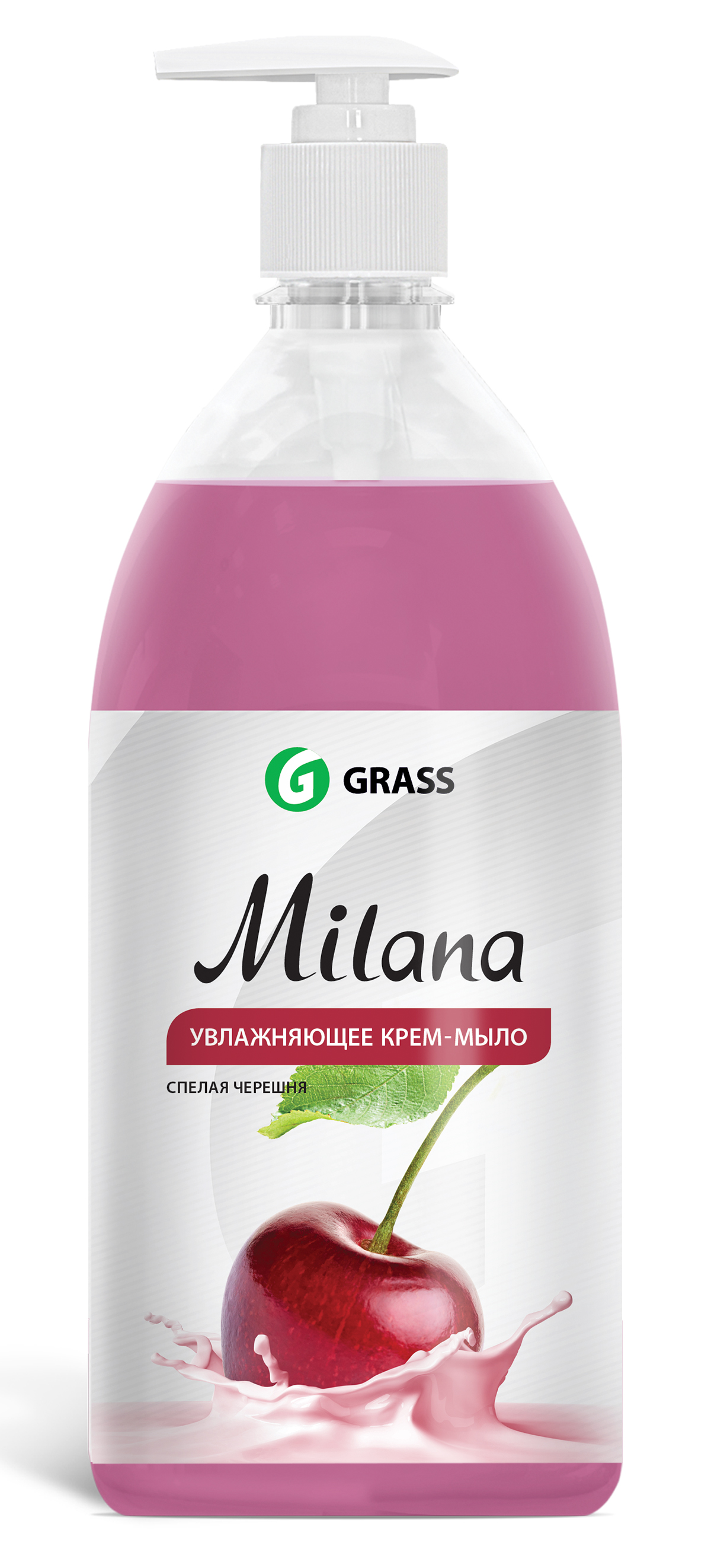 GRASS Крем-мыло Milana «Спелая черешня»  1 л 