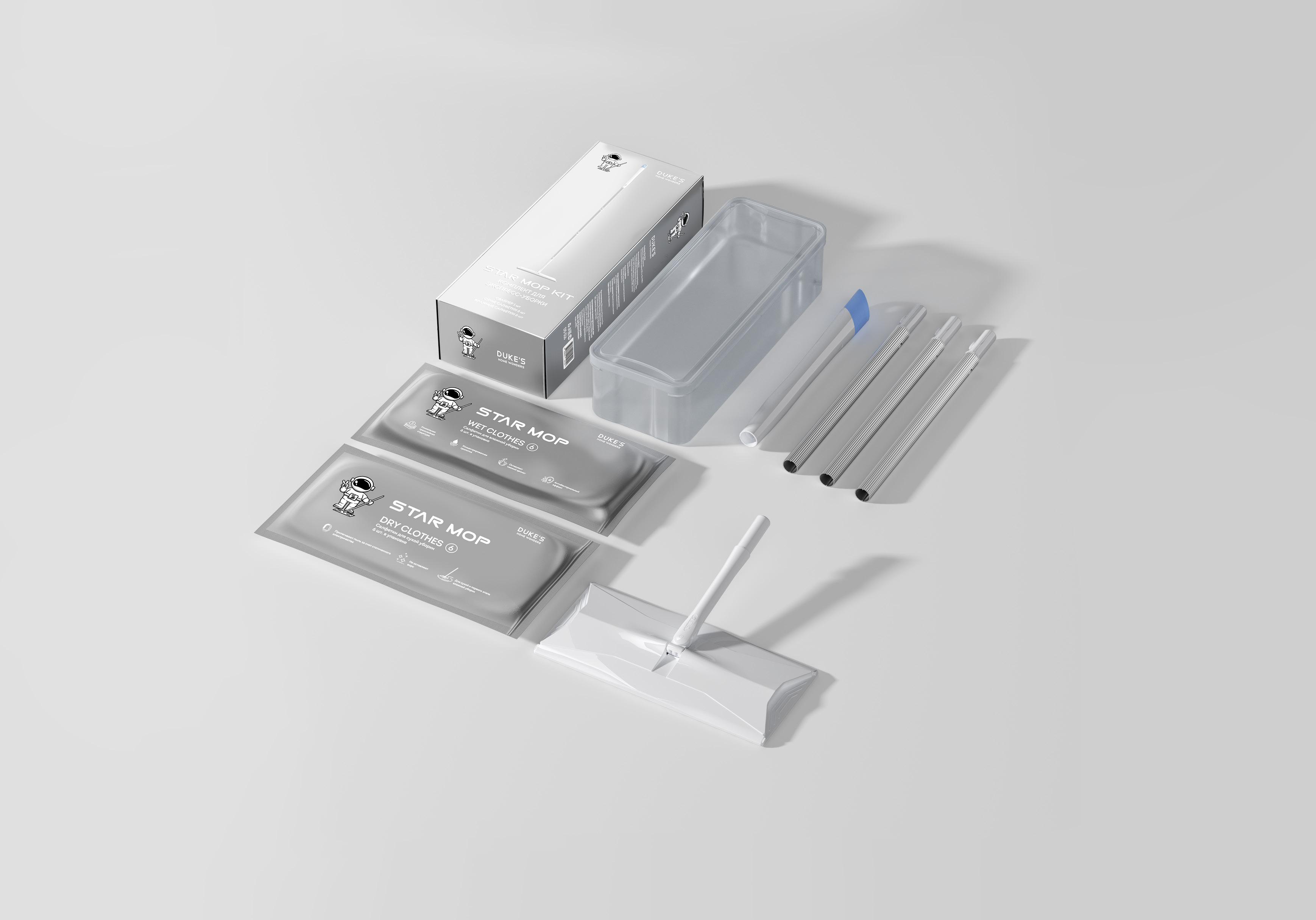 DUKЕ'S Комплект для экспресс-уборки Star Mop Kit