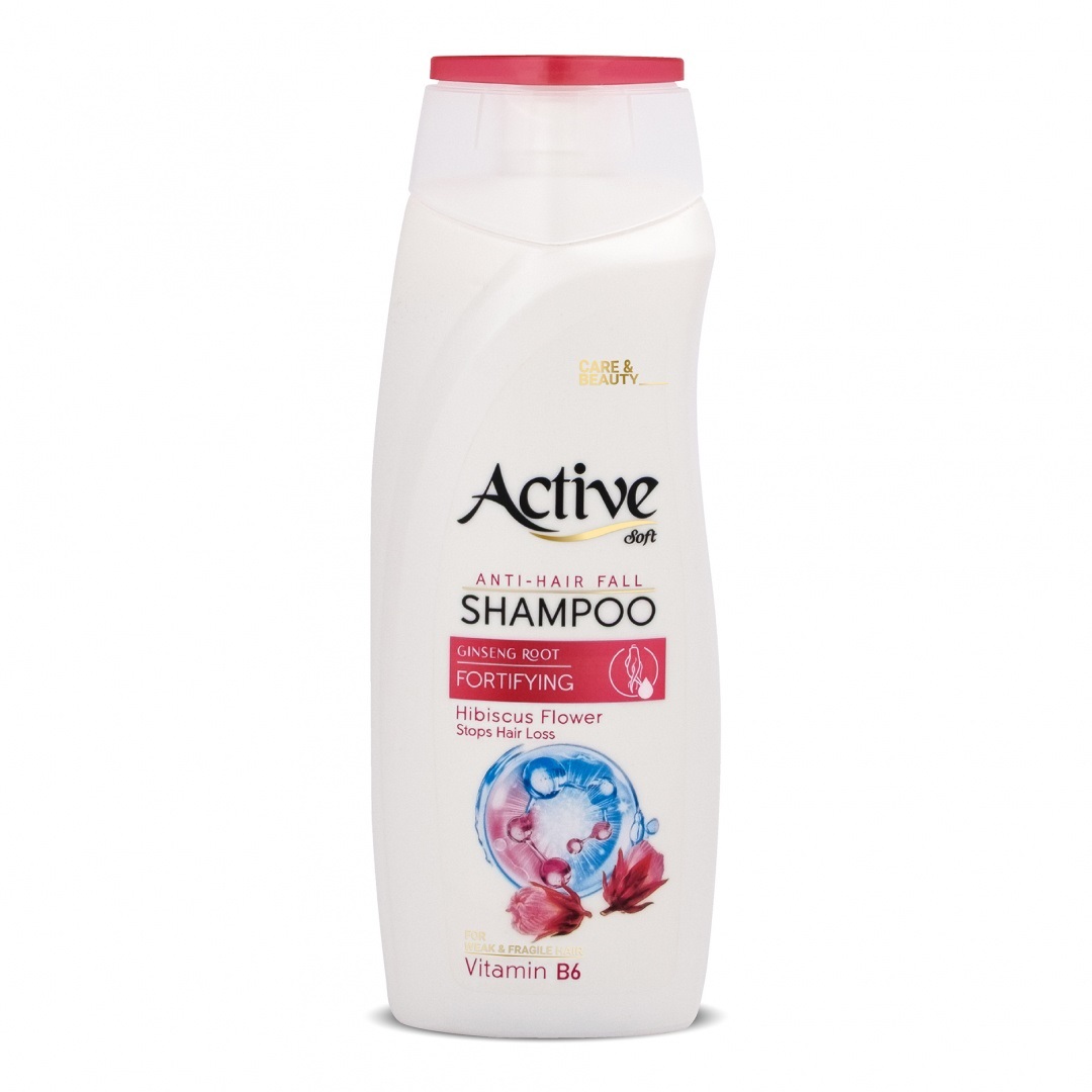ACTIVE Шампунь укреп. защита от выпадения волос CARE & BEAUTY с корнем женьшеня, 350 мл 