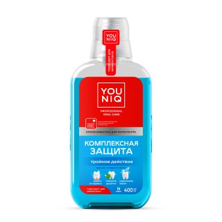 YOUNIQ Ополаскиватель для полости рта "Комплексная защита" 400 мл