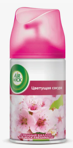 AIR WICK Освежитель воздуха Цветущая сакура смен.баллон 250 мл