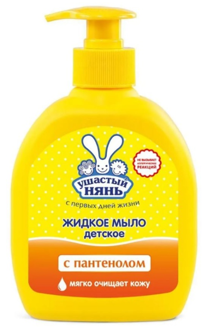 УШАСТЫЙ НЯНЬ Крем-мыло Пантенол 300 мл
