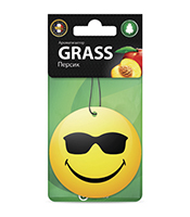 GRASS Ароматизатор картонный Смайл персик