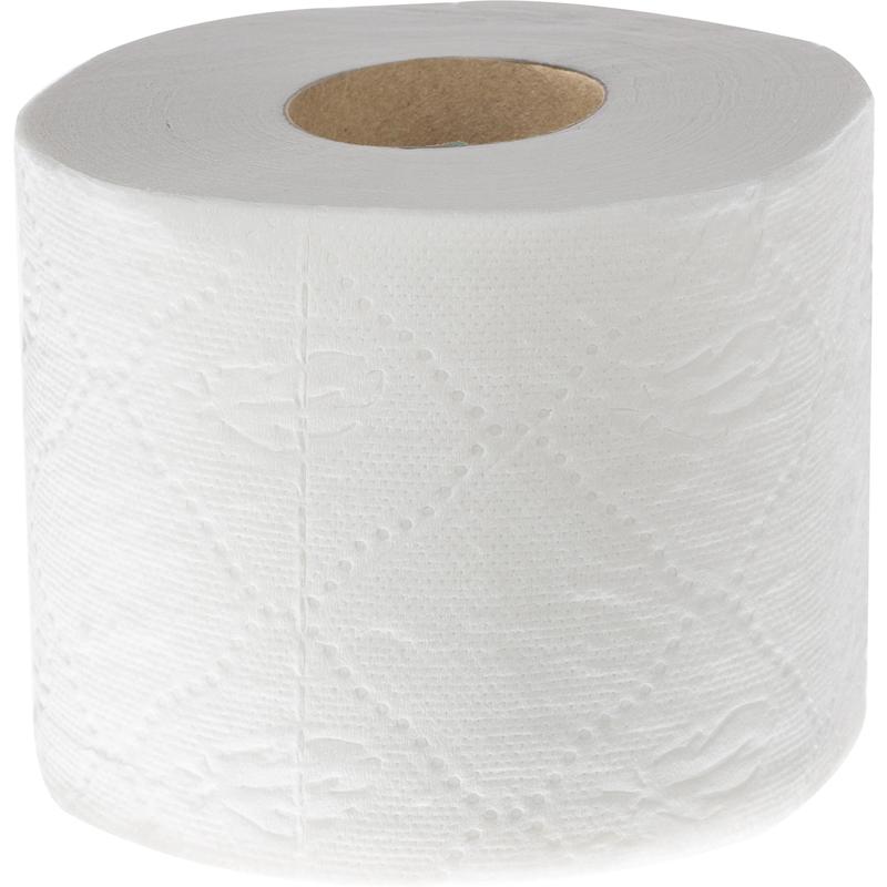 Туалетная бумага, белая, 2 сл. вт=4,5 см, 50 м (4 рул.) 