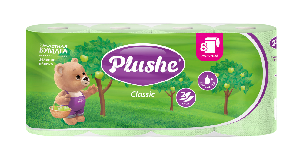 PLUSHE Туалетная бумага, 