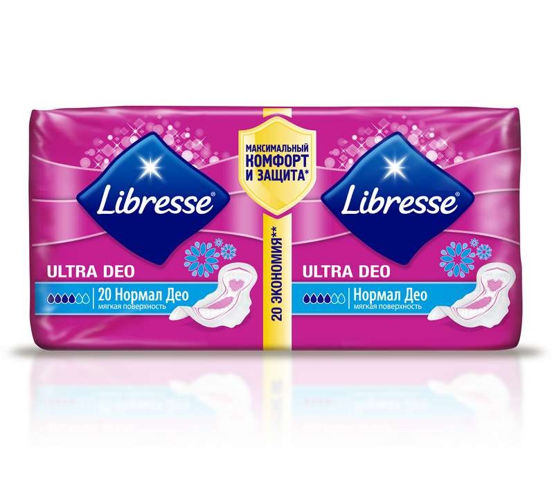 LIBRESS Прокладки гигиенические  Ultra Normal Deo, 20 шт