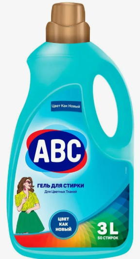 ABC Гель для стирки цветного белья 3000 мл