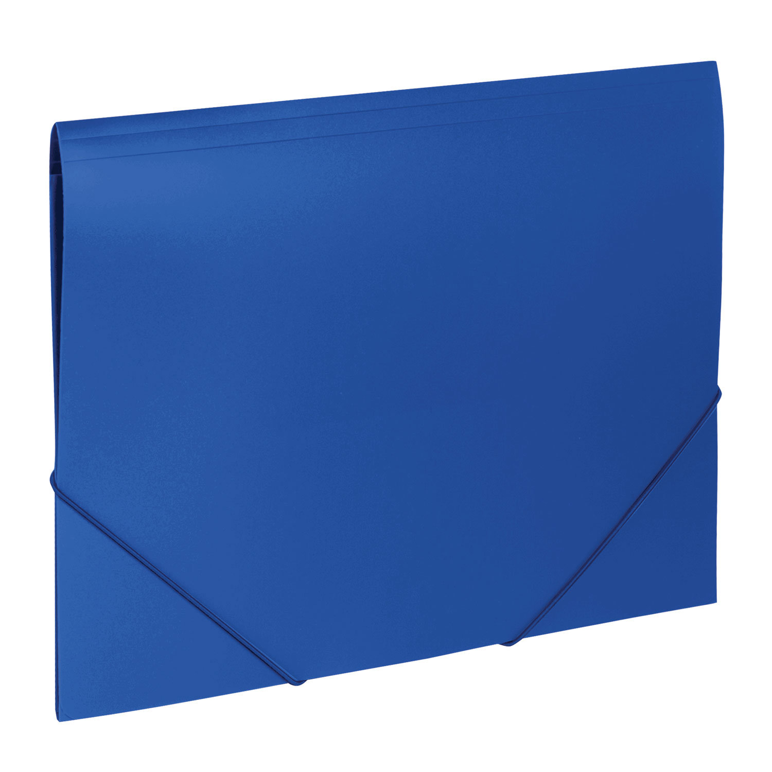 Папка на резинке А4 500мкм синяя размер 320*240 мм
