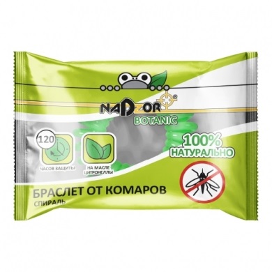 NADZOR BOTANIC Браслет резинка от комаров 1/36