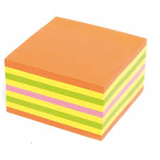 Блок-кубик 76х76 мм цветной