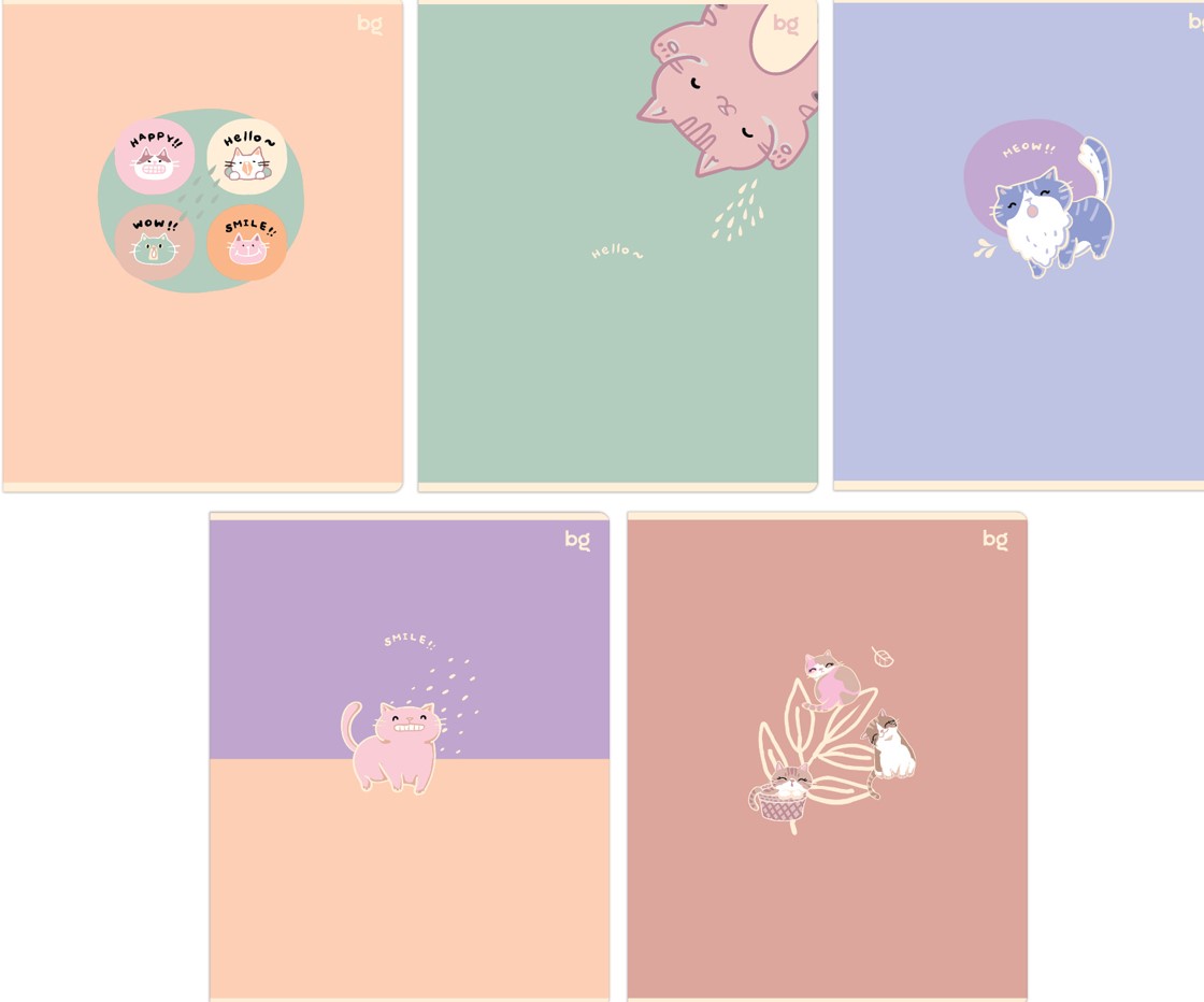 Тетрадь 48л., А5, клетка BG 