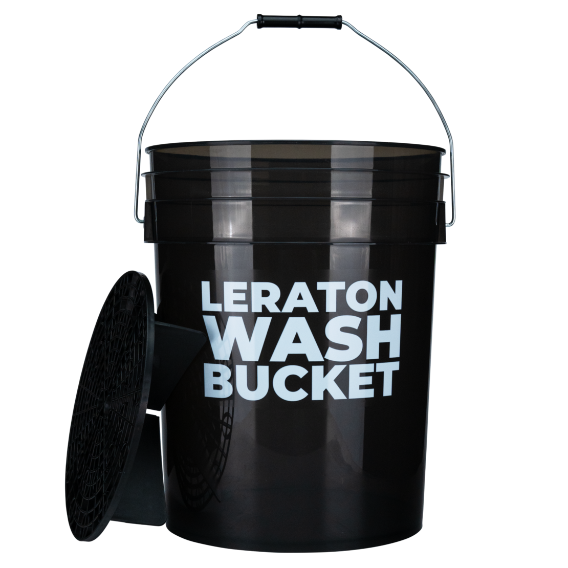 LERATON Ведро для мойки с сепаратором (черное) CARWASH LERATON DETAILING 20 л