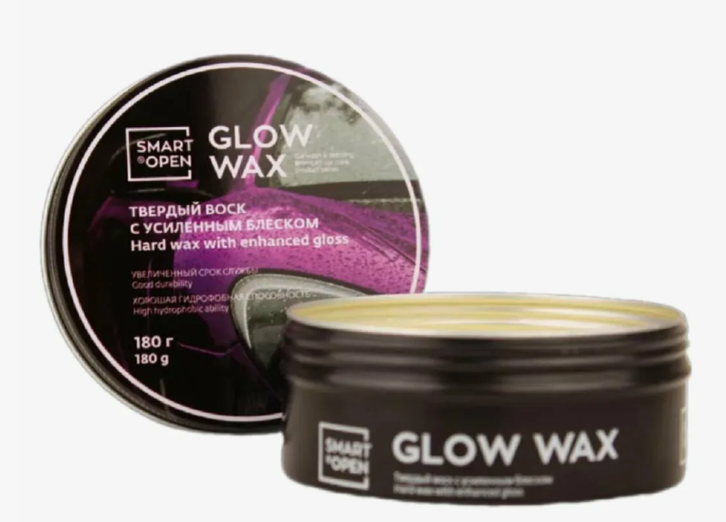 SMART OPEN Воск твердый с усиленным блеском Glow Wax, 180 г