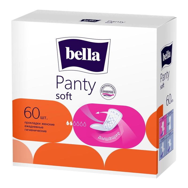 BELLA Прокладки ежедневные Panty Soft, 60 шт 