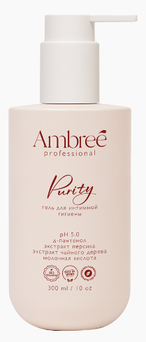 AMBREE Гель для интимной гигиены Очищающий "Purity" 300 мл 