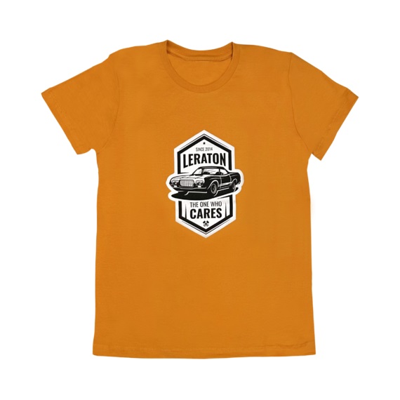LERATON WEAR Футболка детская Premium «Ranchero the one who cares» оранжевая, рост 152-158