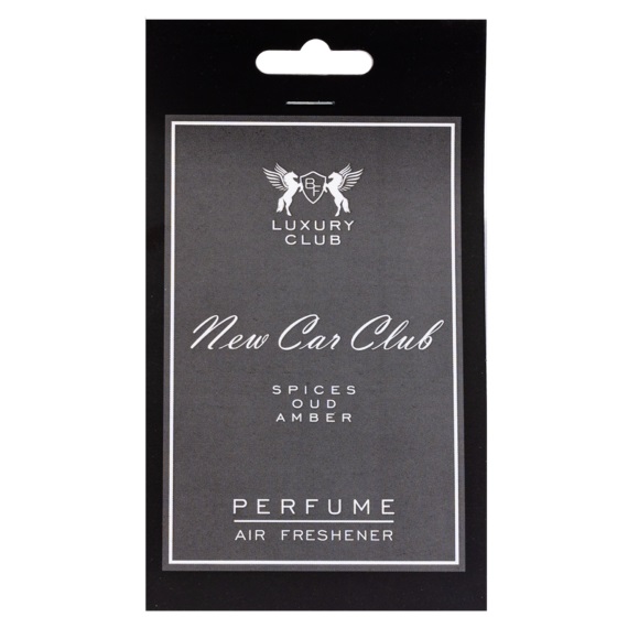 AIR SPICE Ароматизатор подвесной Luxury Club New Car (по мотивам Nasomatto Black Afgano)