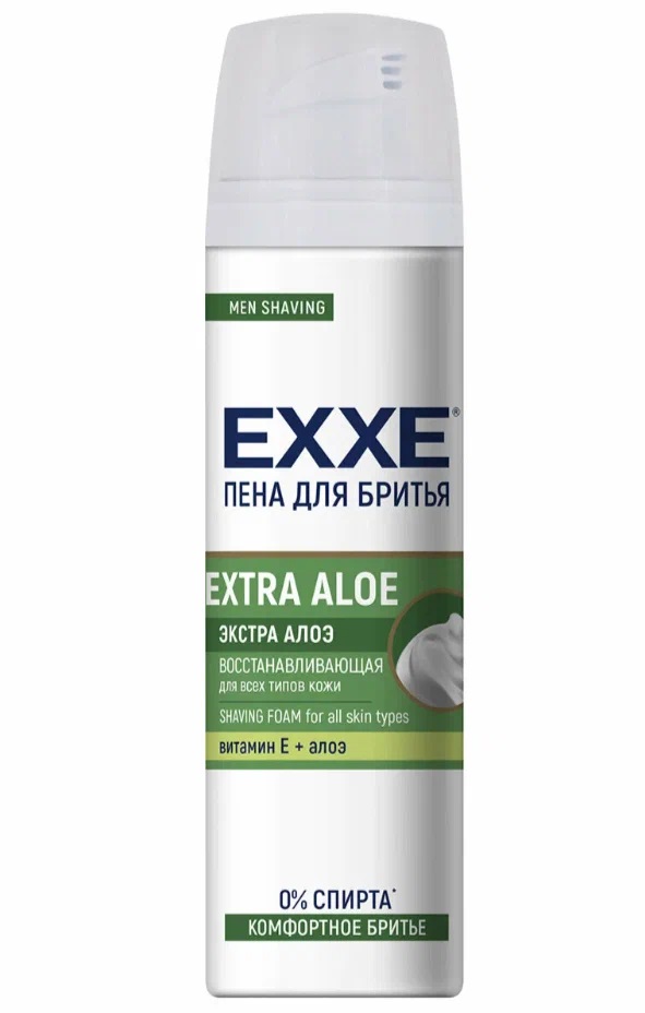 EXXE Пена для бритья Восстанавливающая EXTRA ALOE 200 мл