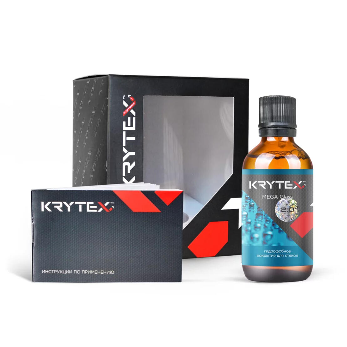 KRYTEX Средство для стекол гидрофобное Антидождь 