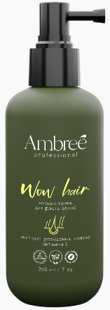 AMBREE Лосьон-тоник для роста волос "WOW HAIR" 200 мл