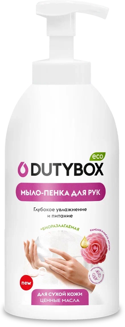 DUTYBOX Эко-пенка для рук "Камелия" увлажняющее 500 мл