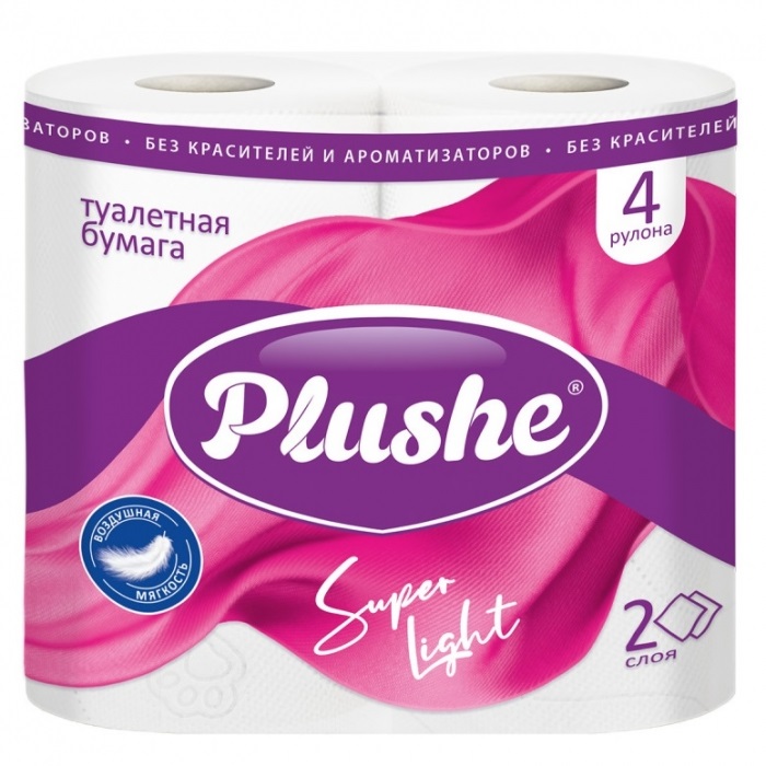 PLUSHE Туалетная бумага, 