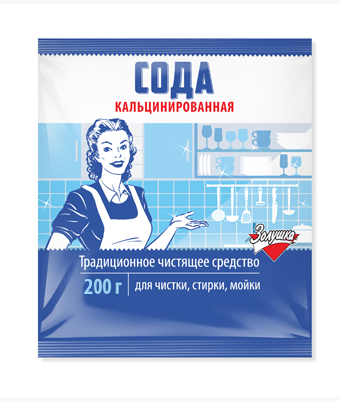 ЗОЛУШКА Сода кальцинированная 200 гр 