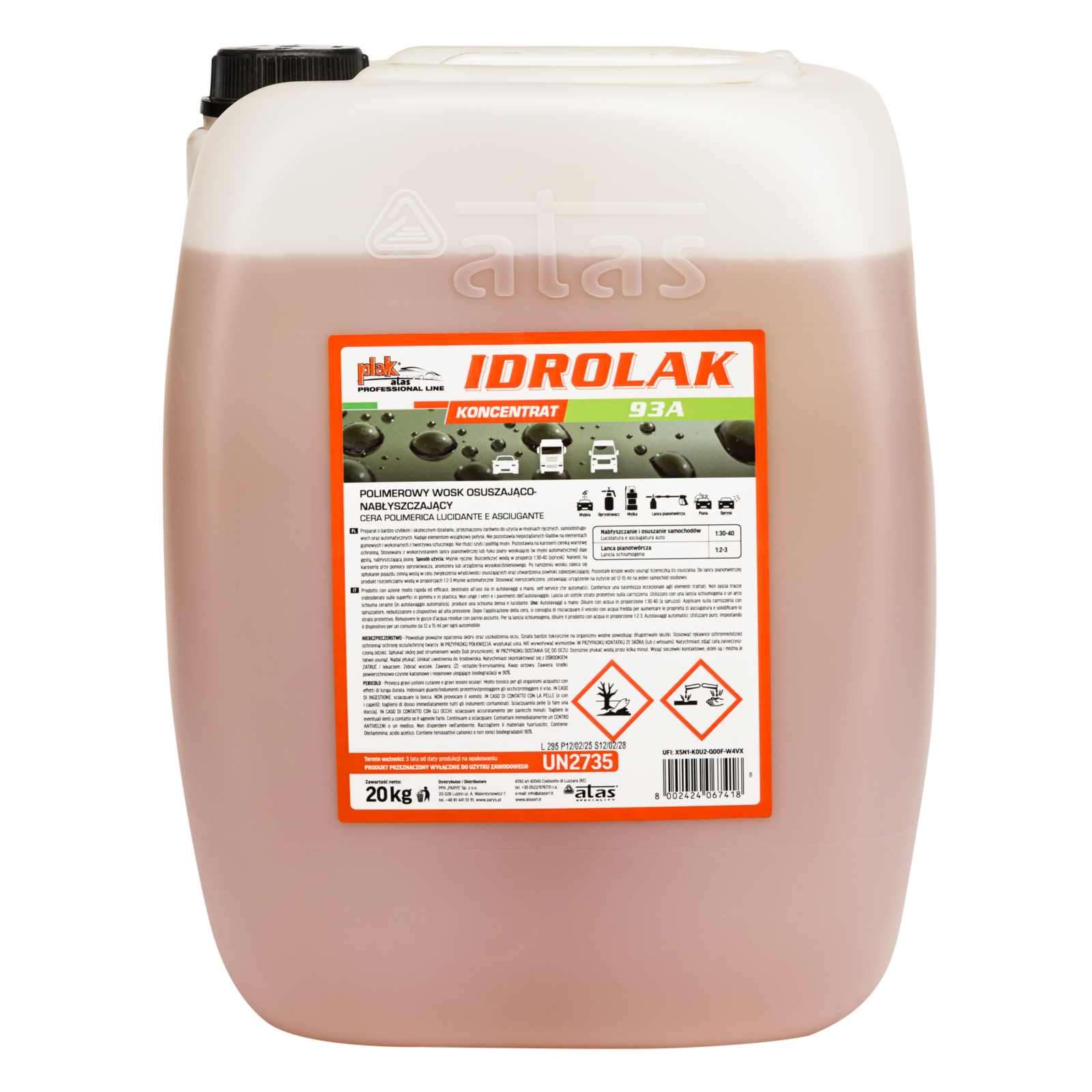 ATAS  Воск жидкий полимерный осушающий  