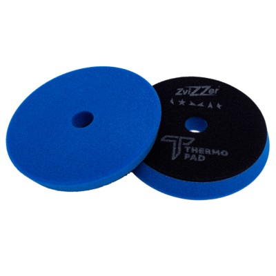 ZVIZZER Круг термо-поролоновый для эксцентрик машинки TRAPEZ PAD жеский синий 140/20/125 мм