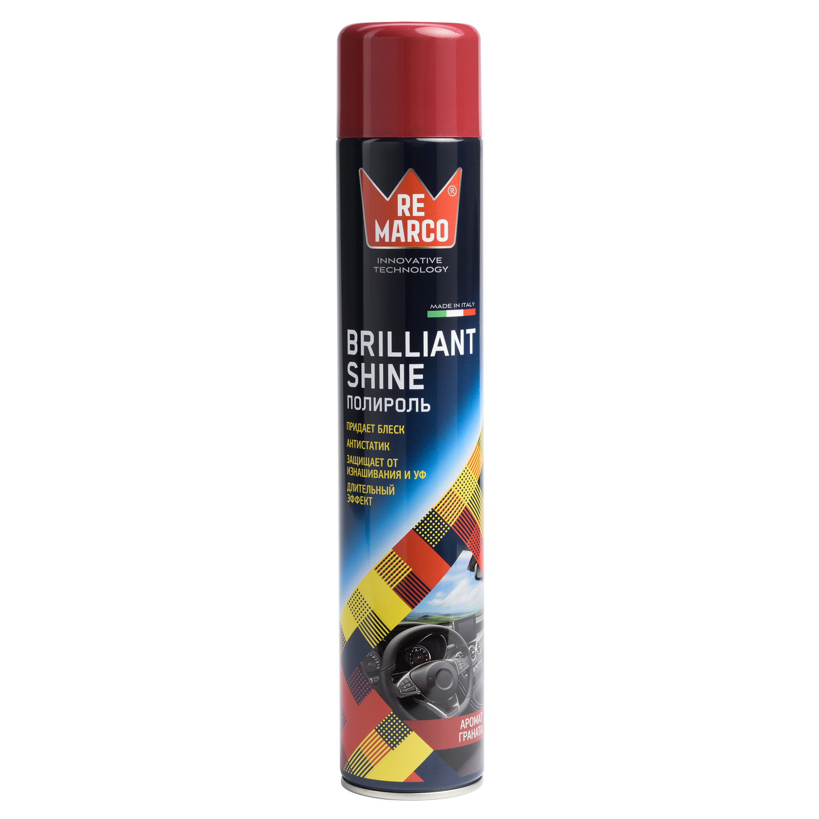 RE MARCO Полироль  пластика BRILLIANT SHINE 