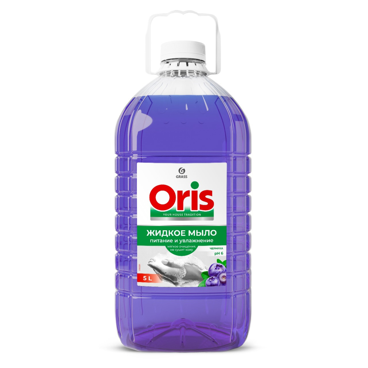 GRASS Крем-мыло ORIS «Черника» ПЭТ 5 л  