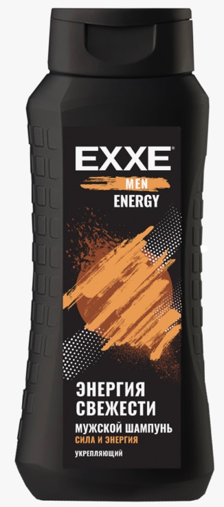 EXXE Шампунь для волос MEN ENERGY Сила и энергия 400 мл 