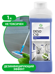 GRASS Средство для чистки и дезинфекции поверхности "Deso" C10  1 л