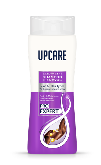UPCARE Шампунь 2 в1 для всех типов волос 600 мл 