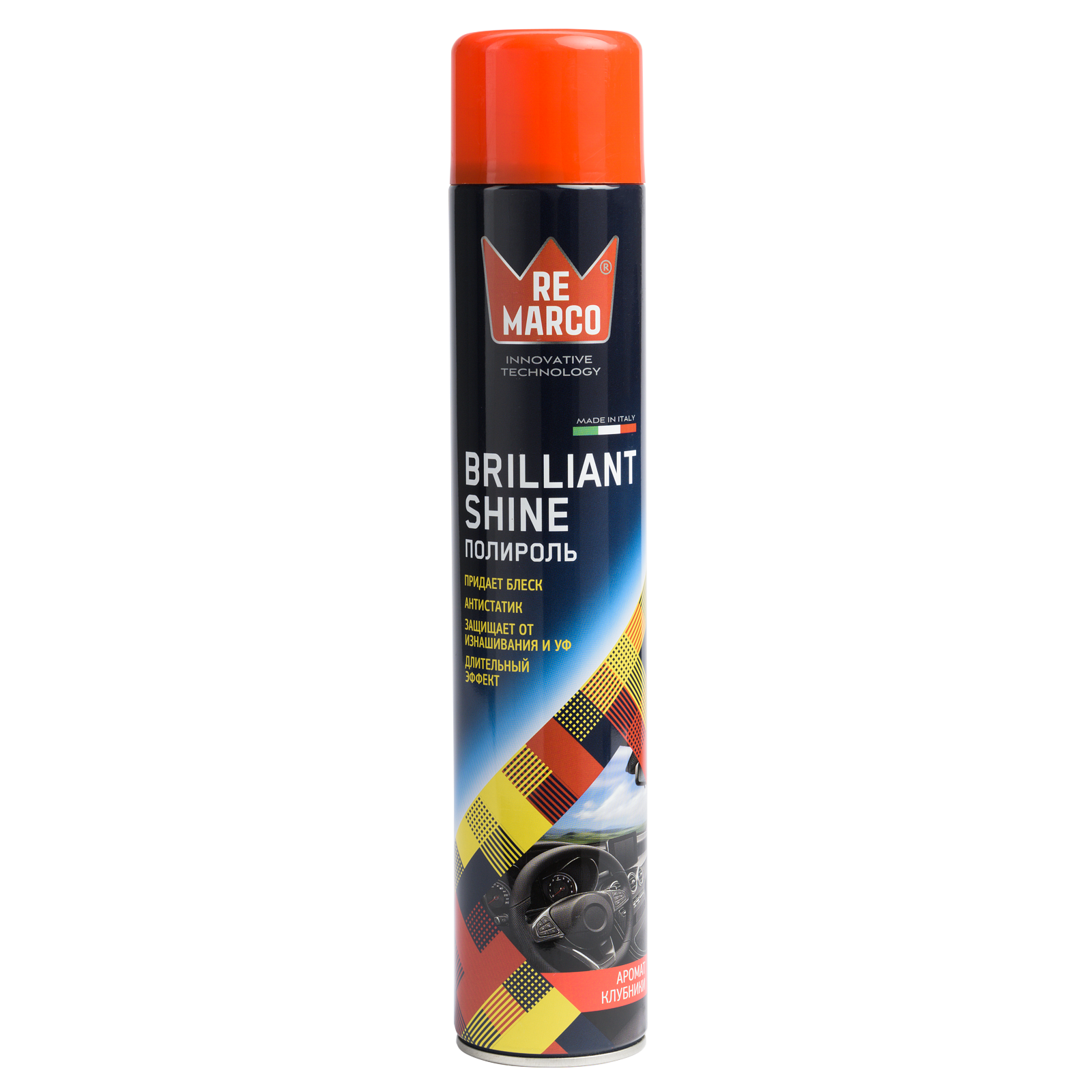 RE MARCO  Полироль  пластика  BRILLIANT SHINE  