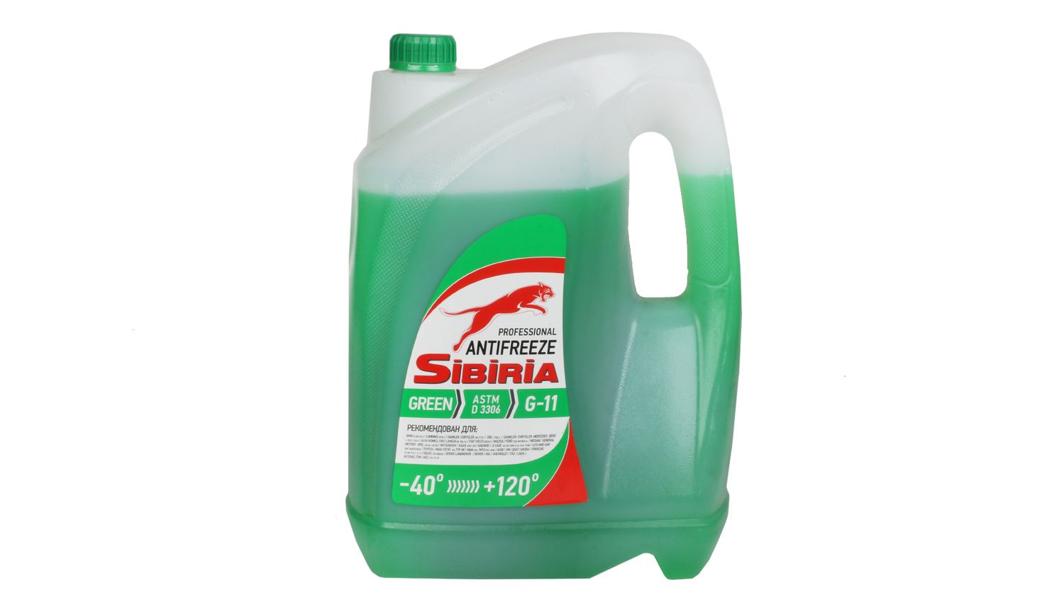 SIBIRIA Антифриз G11 зеленый 10кг