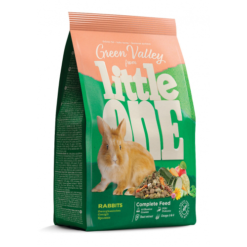 LITTLE ONE Корм для кроликов Зеленая долина из разнотравья  750гр