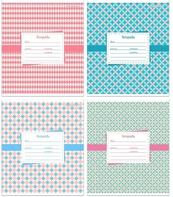 Тетрадь 18 л. лин. Schoolformat КРАСИВЫЙ ОРНАМЕНТ мел. карт., выб. УФ-лак 