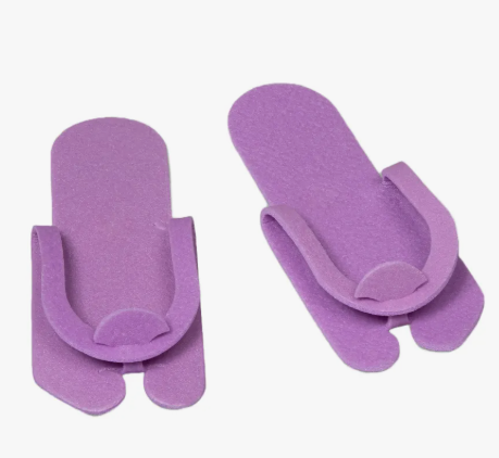 ЧИСТОВЬЕ Тапочки-вьетнамки из пенополиэтилена, 5 мм, Сиреневый, 25 пар/уп