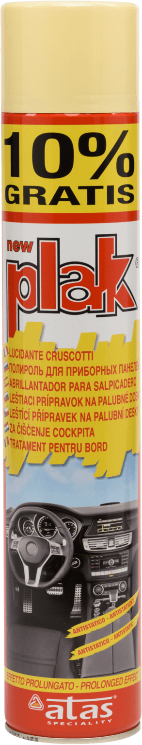 PLAK Полироль пластика Ваниль аэр. 750 мл