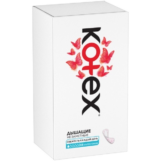 KOTEX Прокладки ежедневные Ультратонкие ДЕО 56 шт