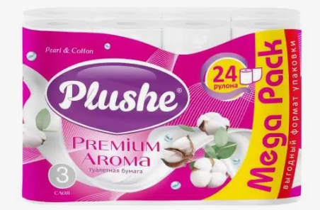 PLUSHE Туалетная бумага, 