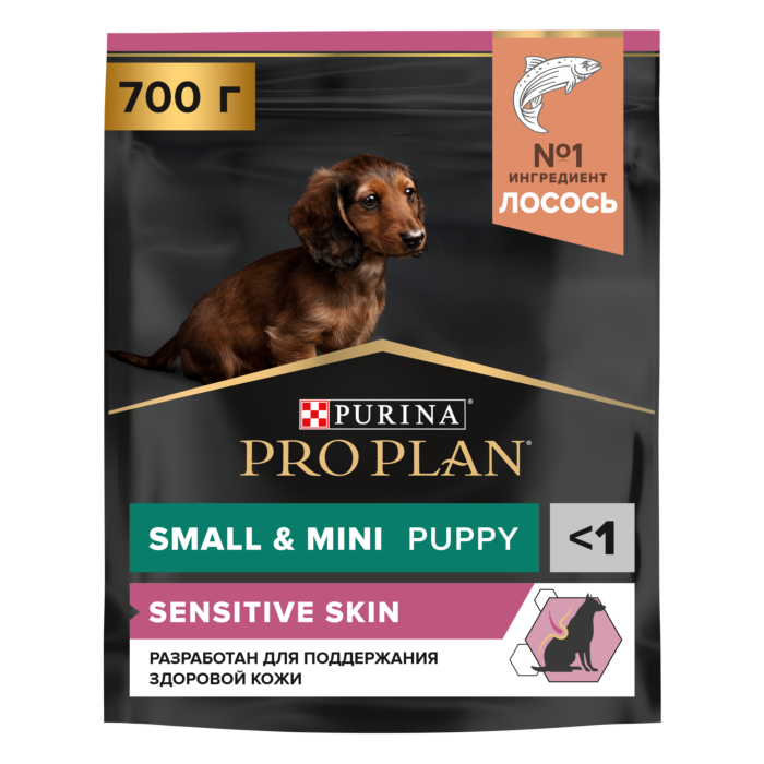 PROPLAN Корм для щенков мелких пород Лосось и рис 700 г
