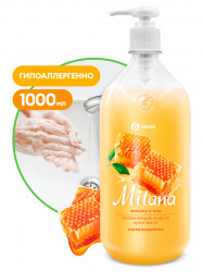 GRASS Крем-мыло Milana «Молоко и мед» 1 л   