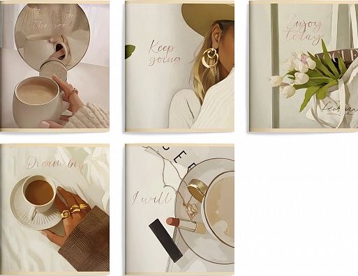 Тетрадь 48 л. А5 кл. скреп. офс. Schoolformat ТВОЙ ДЕНЬ мел. карт., гл. лам., фольга1/5