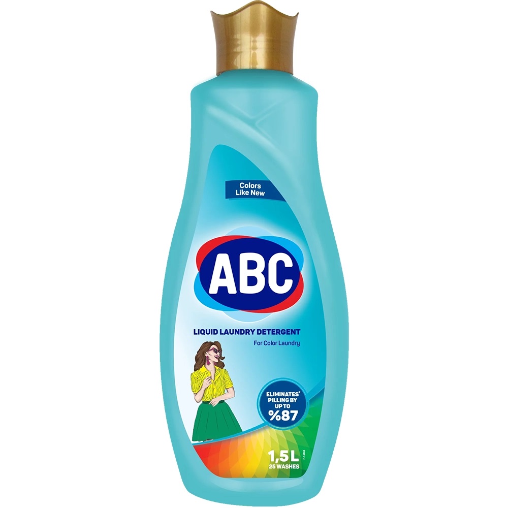 ABC Гель для стирки цветного белья (25 стирок) 1500 мл