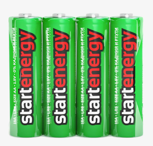 СТАРТ Батарейки ENERGY LR6-SH4-BOX AA 4шт/блист