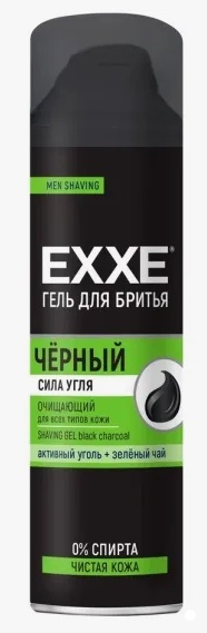 EXXE Гель для бритья Классик Черный для всех типов кожи 200 мл 