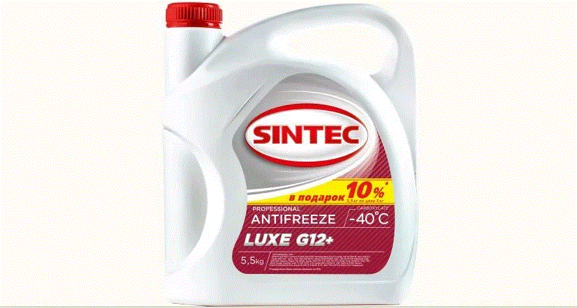 SINTEC Антифриз LUXE G-12  красный  5,5кг 