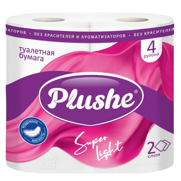 PLUSHE Туалетная бумага, 